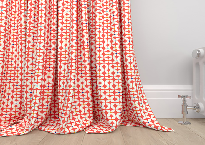 Zap, Coral - Made to Measure Curtains - Image 6